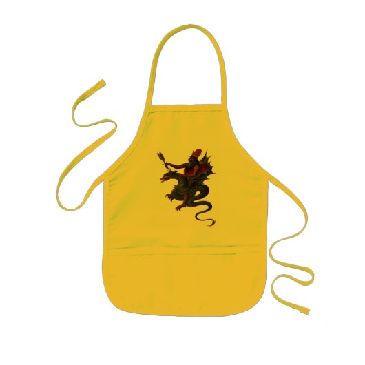 ドラゴンエプロン 子供用エプロン (正面)