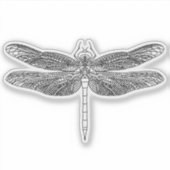 ドラゴンエレガントフライスケッチ シール (正面)