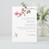 ドラゴンエレガントフライブライダルシャワーありがとう カード (スタンド正面)