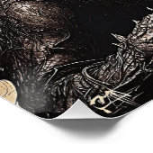 ドラゴンエンジェス – 独占的抽象芸術表現主義 ポスター (コーナー)