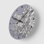 ドラゴンエンチャント ラウンド壁時計 (傾斜)