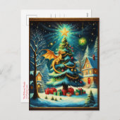 ドラゴンオンクリスマスイブアイ シーズンポストカード (正面/裏面)