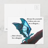 ドラゴンオンブランチ ポストカード (正面/裏面)