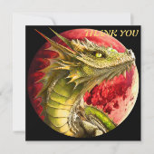 ドラゴンオン血ムーン サンキューカード (正面)