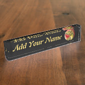 ドラゴンオン血ムーン デスクネームプレート (側面)