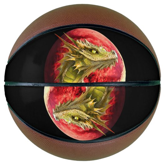 ドラゴンオン血ムーン バスケットボール (正面)