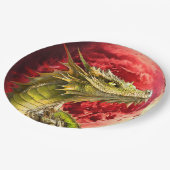 ドラゴンオン血ムーン ペーパープレート (アングル)