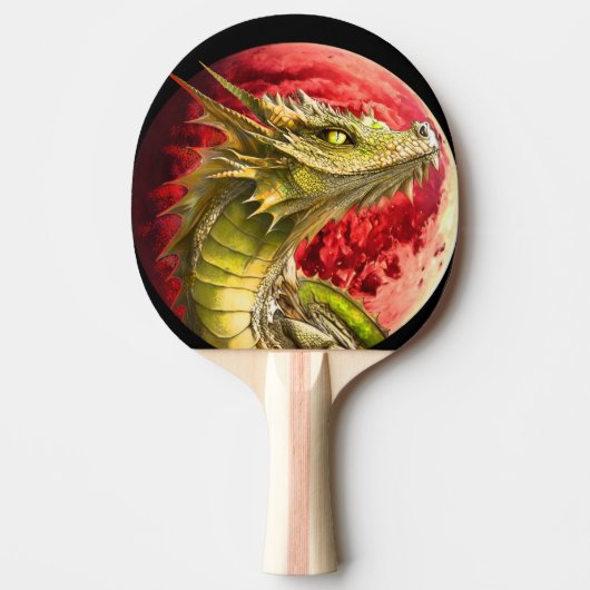 ドラゴンオン血ムーン 卓球ラケット (正面)