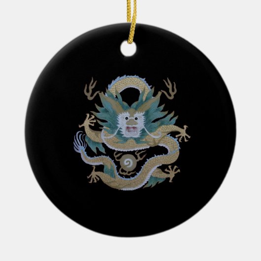 ドラゴンオーナメント セラミックオーナメント (正面)