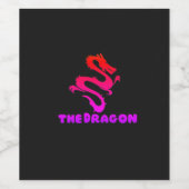 ドラゴンオーバル ワインラベル (シングルラベル)