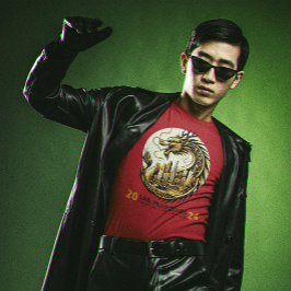 ドラゴンオーバーサンフランシ中国のスコ – 2024年正月 Tシャツ