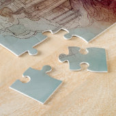 ドラゴンオ飛んでいるーバーシティウォーター色 ジグソーパズル (側面)