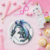 ドラゴンカスタムデザイン紙プレート7" ペーパープレート (パーティー)