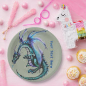 ドラゴンカスタム紙プレート9" ペーパープレート (パーティー)