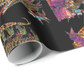 ドラゴンカラフルと宝石 ラッピングペーパー (ロールコーナー)