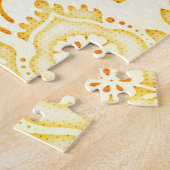 ドラゴンカラフルフライアートヴィンテージスタイルパズル ジグソーパズル (側面)