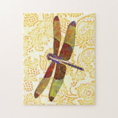 ドラゴンカラフルフライアートヴィンテージスタイルパズル ジグソーパズル (縦)