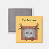 ドラゴンカラフルフライ写真 マグネット (正面/裏面)