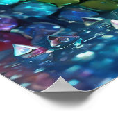 ドラゴンカラフルポスタープリント ポスター (角)