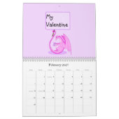 ドラゴンカレンダー カレンダー (2月 2027)