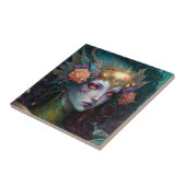 ドラゴンガデントクイーンファンタジーアート タイル (側面)