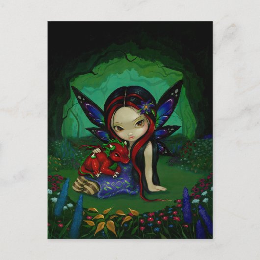 「ドラゴンガーデンI」はがき ポストカード (正面)