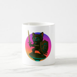ドラゴンガードキャットカップ コーヒーマグカップ