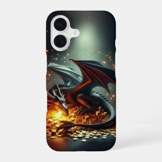 ドラゴンガード金ゴールドデザイン iPhone 16ケース
