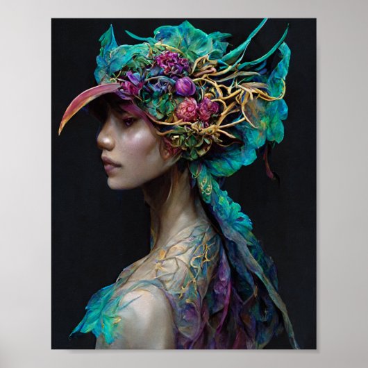 ドラゴンガール2ファンタジーアートポスター ポスター (正面)