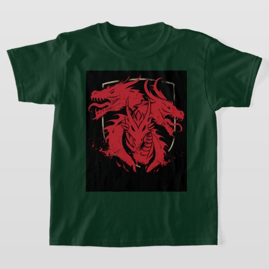 ドラゴンキッズベーシックTシャツ Tシャツ (レイダウン)