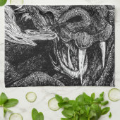 ドラゴンキッチンタオル キッチンタオル (折り畳み)