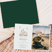 ドラゴンキャッスルテーマバースデーパーティー写真 招待状