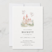 ドラゴンキャッスルテーマバースデーパーティー 招待状 (正面)