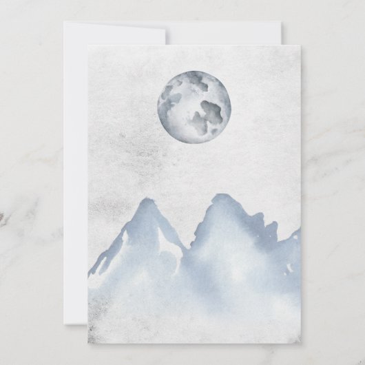 ドラゴンキャッスル水彩誕生日 招待状 (裏面)