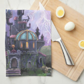 ドラゴンキャッスル キッチンタオル (四つ折り)