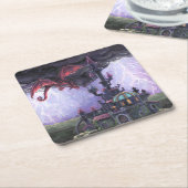 ドラゴンキャッスル スクエアペーパーコースター (アングル)