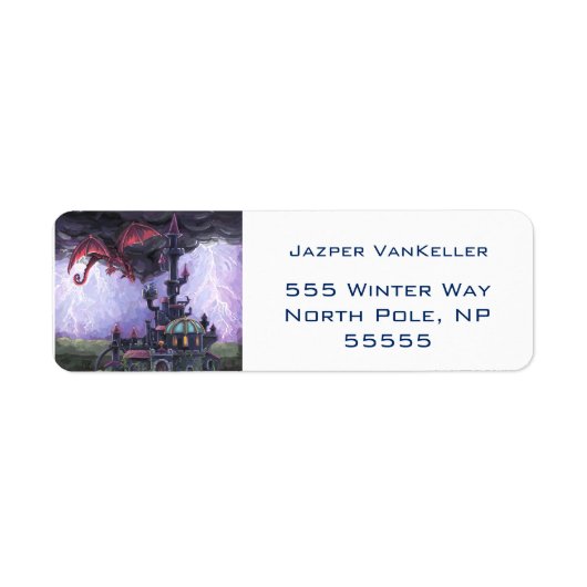 ドラゴンキャッスル ラベル (正面)