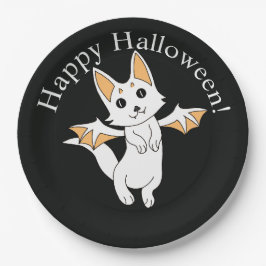 ドラゴンキャット ハッピーハロウィン ペーパープレート
