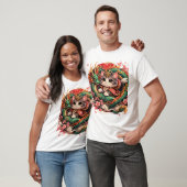 ドラゴンキャット ファンタジー アジア 神話デザイン Tシャツ (ユニセックス)