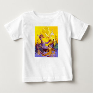 ドラゴンクックアウトトドラーTシャツ ベビーTシャツ