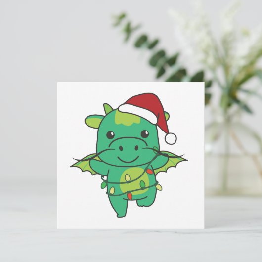 ドラゴンクリスマスウィンターアニマルズドラゴン シーズンカード (スタンド正面)