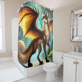 ドラゴンクリーチャー シャワーカーテン (インサイチュ)