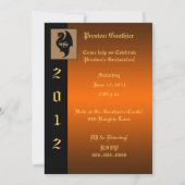 ドラゴンクレストオレンジシニア卒業招待状 招待状 (裏面)