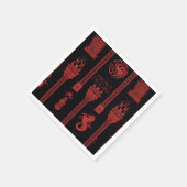 ドラゴンクレストパターンの家 スタンダードカクテルナプキン (角)