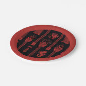 ドラゴンクレストパターンの家 ペーパープレート (アングル)