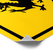 ドラゴンクロッシングハイウェイサイン ポスター (角)