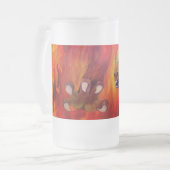 ドラゴンクロー – Red Dragon フロストグラスビールジョッキ (正面左)