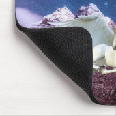 ドラゴングリフィンペガサスユニコーンファンタジー マウスパッド (コーナー)