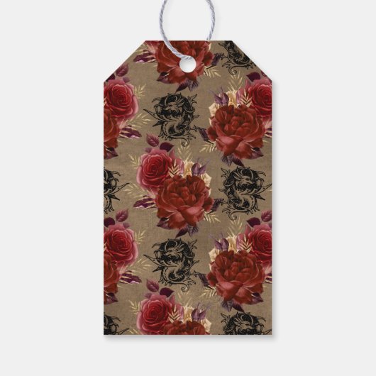 ドラゴングリモワールフローラファンタジー ギフトタグ (裏面)