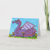 ドラゴングリーティングカードのエリザベス カード (裏面)